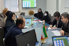 برگزاری جلسه بررسی شاخص‌های بهداشتی مرکز ضیابر 